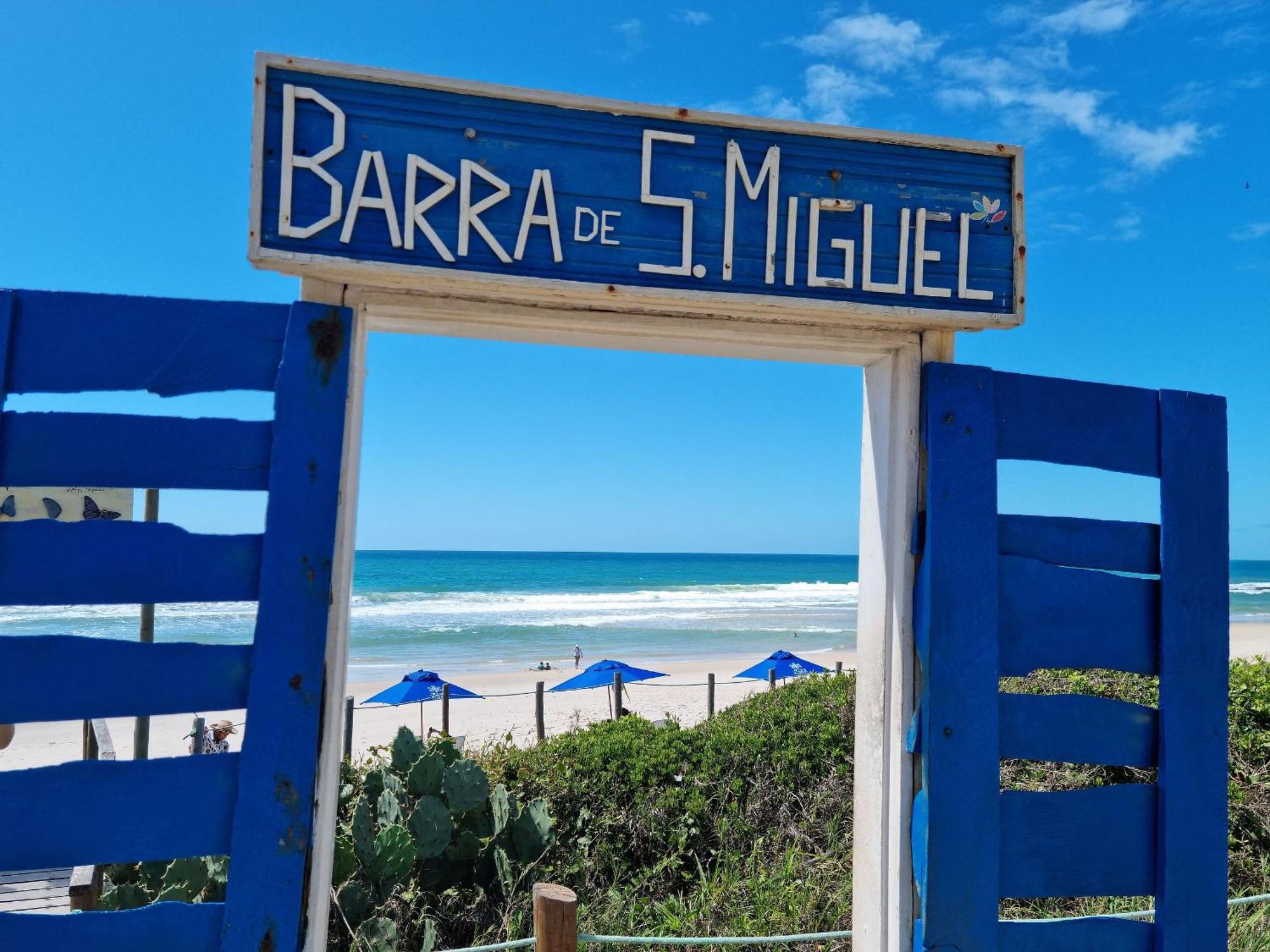 Areias do Mar - 3 quartos à beira-mar Barra de São Miguel Esterno foto
